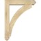 Ekena Millwork Thorton Arts and Crafts Rough Sawn Bracket w/ Offset Brace, Douglas Fir, 6"W x 28"D x 36"H BKT0604X28X36THR03RDF - alternate 3